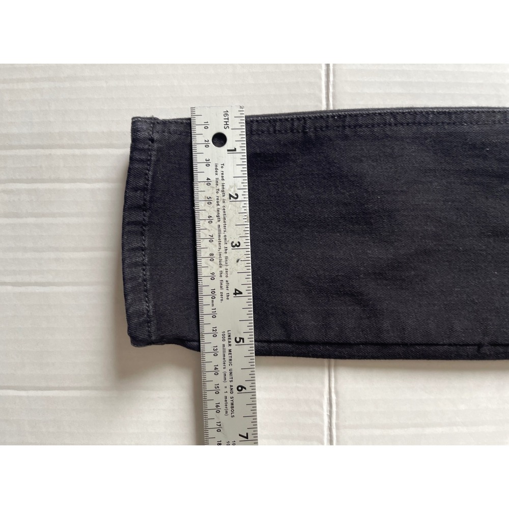 Rag and Bone High Rise Skinny Jeans Black Stretch Denim Size 25‎ - Picture 6 of 13